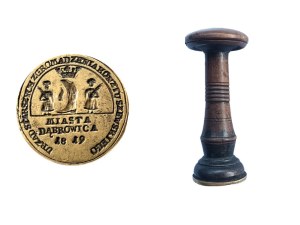 Seal of the Office of the Elders of the Shoemaker's Craftsmanship Assembly in Dąbrowica 1819 (920)
