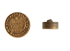 II RP, stamp School Inspector in Sambor, Kresy (921)