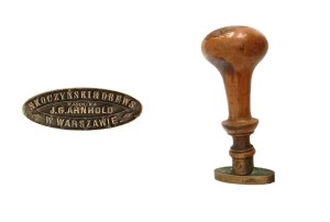 Seal of Skoczynski and Drews in Warsaw 19th century (925)