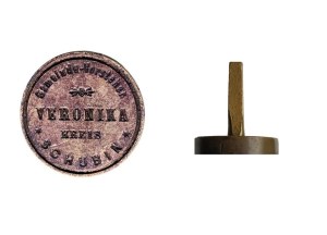 Official stamp of the Head of the Municipality, Veronika k. Szubin XIX/XX century. (928)