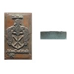 II RP, Stamp, printing block, Exlibris of Adam Dembowski (933)