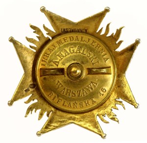 II RP, Officer's badge of the 24th Infantry Regiment. Silver (341)