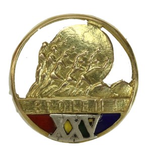 II RP, Odznaka, ZŁOTO, 25 lat Społem (410)