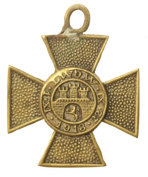 Second Republic, Miniature, Cross of Defense of Lviv 1918 (742)
