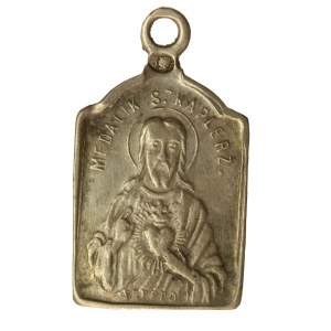 II RP, Medalik religijny SREBRO - Matka Boska Częstochowska (744)