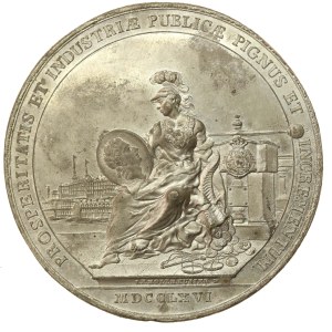 Stanislaw August Poniatowski, Medal for the Opening of the Mint - one-sided print (747)