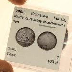 Medal Na Pamiątkę Chrztu XIX w. Muncheimer i Syn (750)