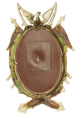 Tadeusz Kosciuszko 1794 - 1894 medal in decorative frame (755)
