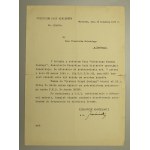 II RP, dyplom i zawiadomienie o wydaniu Srebrnego Krzyża Zasługi (784)