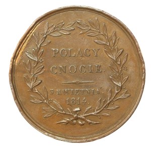 Count Wincenty Korwin Krasinski medal, 1814 (758)