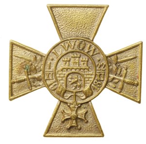 Second Republic, Cross of Defense of Lviv with Order of Virtuti Militari and swords. Unger (762)