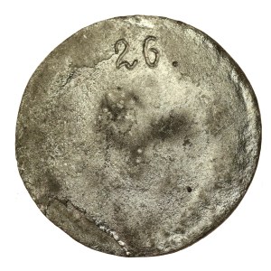 Stanisław August Poniatowski, Medal koronacyjny - jednostronna odbitka (764)