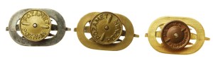 PRL, WOSF badge - set of 3 pcs. (772)
