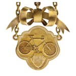Żeton nagrodowy kolarski Union Łódź, 1904 (776)