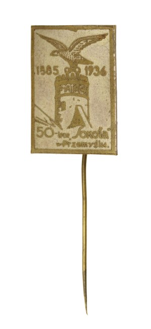 II RP, Jubilee badge, Przemyśl Falcon 1885-1936 (778)