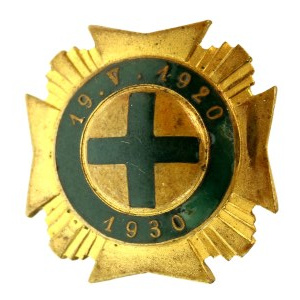 II RP, Odznaka 10-lecia Służby Weterynaryjnej 1920-1930. Nagalski (803)