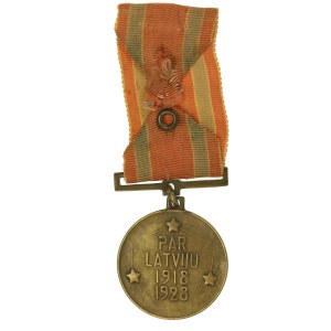 Łotwa, Medal 10-lecia Wojny o Niepodległość 1918-1928 (813)