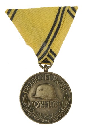 Austria-Hungary, Franz Joseph I, Hungarian war medal 1914-1918 (815)