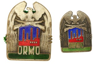PRL set of 2 ORMO badges - large and medium badge (831)