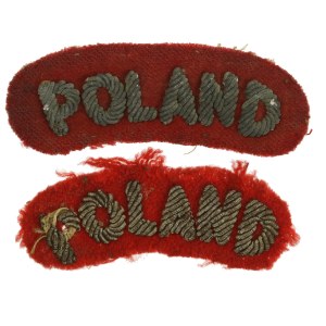 PSZnZ, pair of Poland patches (840)