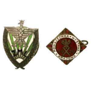 II RP, zestaw odznak. Razem 2 szt. (554)
