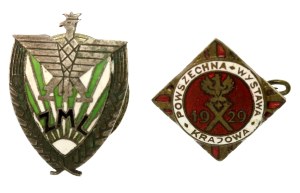 II RP, a set of badges. Total of 2 pcs. (554)