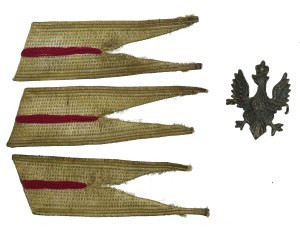 II RP, Chevalier set. Collar pennants with eagle (560)