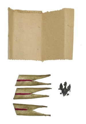 II RP, Chevalier set. Collar pennants with eagle (560)
