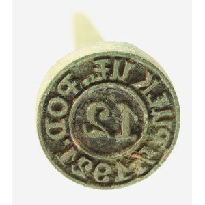 II RP, Pieczęć 12 Pułk Ułanów Podolskich, 1921 r. (719)