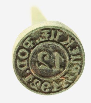 II Republic, Seal of the 12th Podolski Lancers Regiment, 1921. (719)