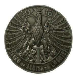 Odznaka STL Koło im. Asnyka we Lwowie, 1916. Unger (877)