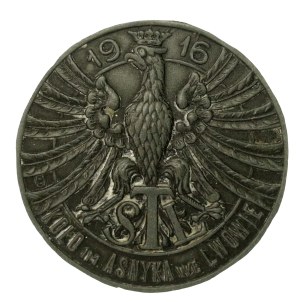 Badge of the STL Asnyk Circle in Lviv, 1916. unger (877)