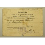 II RP, zestaw dokumentów po żołnierzu z 1920. (789)