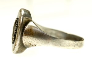 II RP, Patriotic signet ring with eagle. Silver (882)