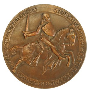 World Fencing Championship medal, Luxembourg 1954 after the commander of the 21st Lancers Regiment (903)