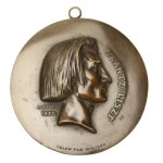 Plakieta Franz Liszt, wyk. Minter. Unikalna (935)