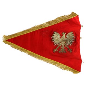 PRL, Proporzec nagrodowy Śląskiego Okręgu Wojskowego, lata 40/50 (940)