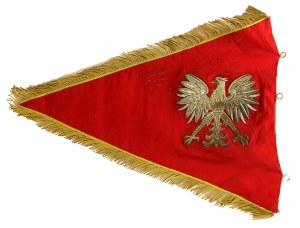 PRL, Award pennant of the Silesian Military District, 1940s/50s (940)