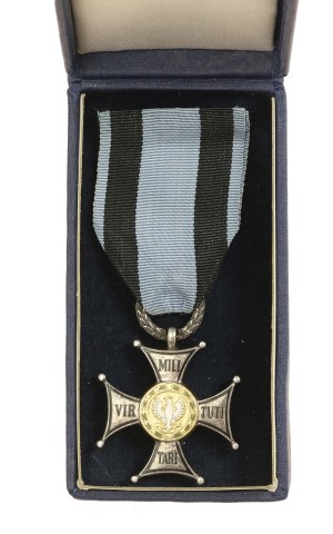 People's Republic of Poland, War Order Virtuti Militari 5th Class with box. State Mint (960)