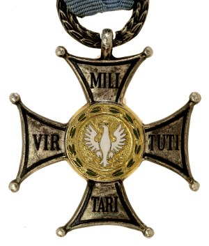 People's Republic of Poland, War Order Virtuti Militari 5th Class with box. State Mint (960)