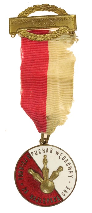II RP, Prize token of the Polish Bowling Association - Lviv shooting range, 1934 (981)
