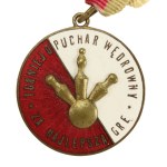 II RP, Żeton nagrodowy Polski Związek Kręglarzy - Strzelnica Lwów, 1934 (981)