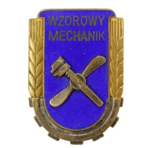 PRL, Odznaka Wzorowy Mechanik wz. 1951. Duża (989)