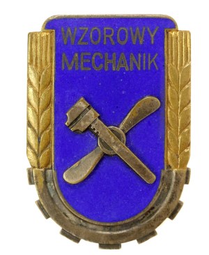 People's Republic of Poland, Model Mechanic Badge, Model 1951. large (989)