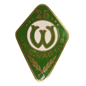 II RP, Odznaka jubileuszowa 25 lat, Klub Sportowy Warta Poznań (991)
