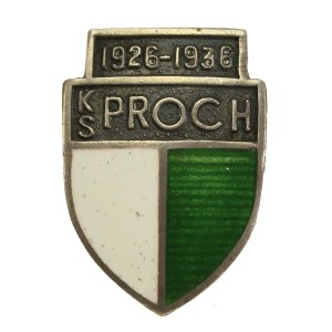 II RP, odznaka jublieuszowa, Klub Sportowy Proch Pionki 1926-1936 (993)