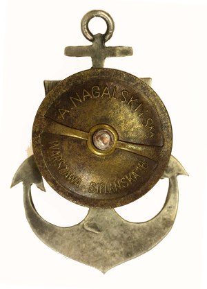 II RP, Officer's badge of the Yacht Club of Poland in Warsaw (994)