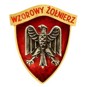 PRL, Odznaka Wzorowy Żołnierz wz. 1950 (998)