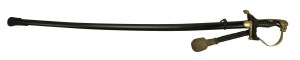 Prussian artillery officer's saber in scabbard, with sling. Germany, 1934-1935 (195)