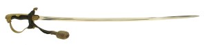 Prussian artillery officer's saber in scabbard, with sling. Germany, 1934-1935 (195)